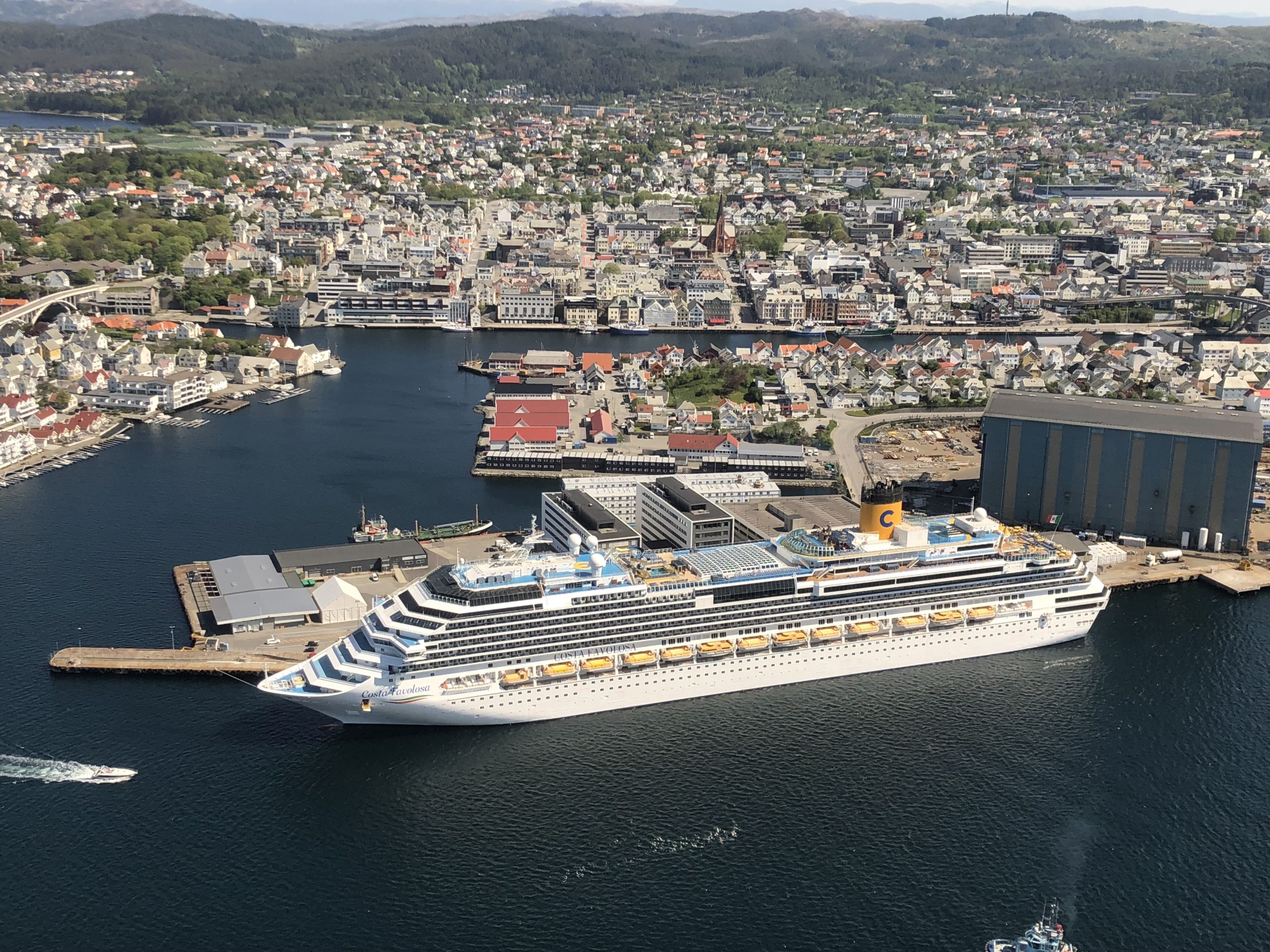 Haugaland Kraft og Karmsund Havn etablerer felles selskap for landstrøm