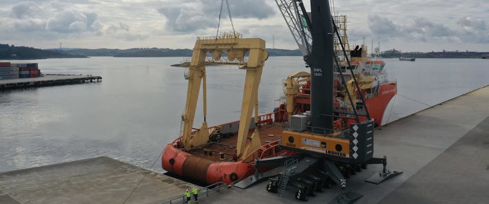 Havnekranen – en suksessfaktor for Karmsund Havn